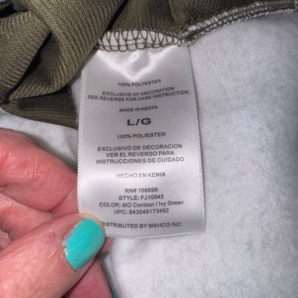 Habit Capetree Valley Mens Fleece Full-Zip Camouflage Jacket L Hunting Outdoor - Picture 4 of 11